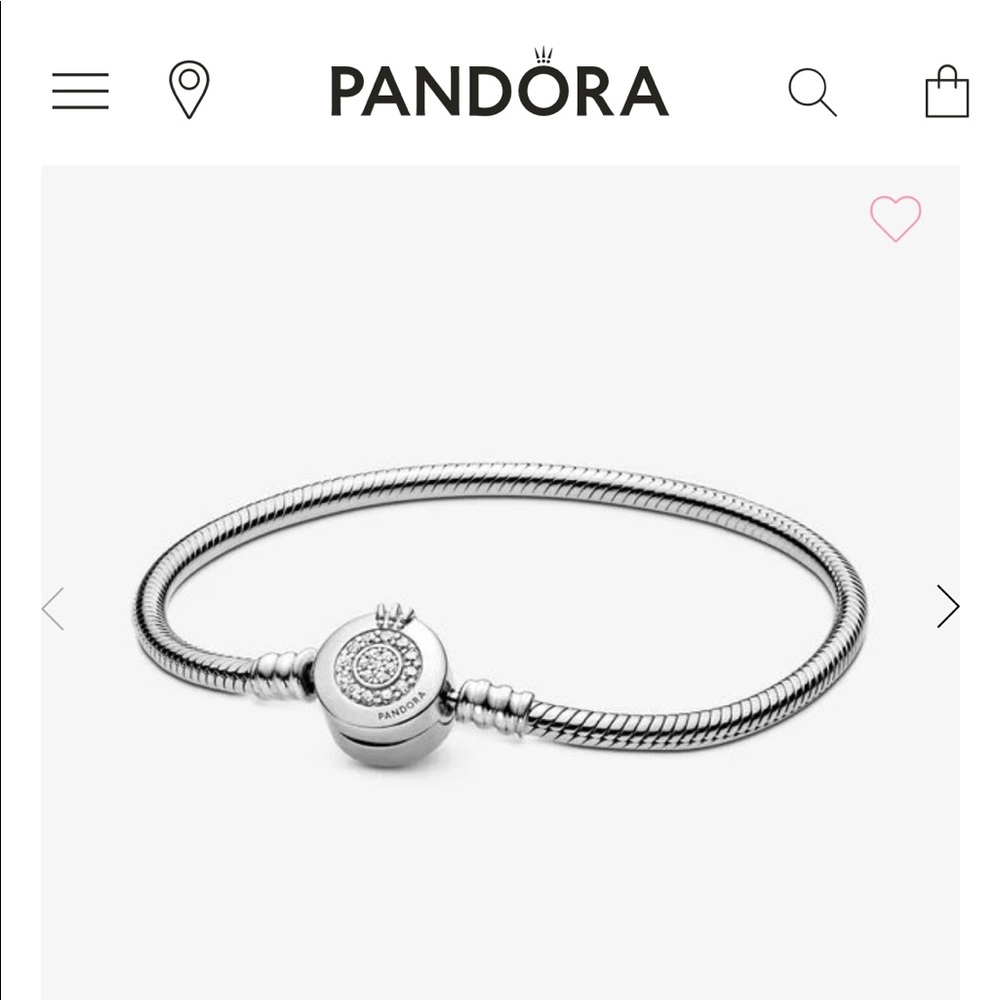 Pandora bracelet and charms